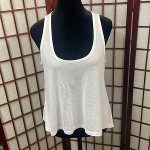 MILEY Cyrus Women's Max Azria White Tank with Zipper Back XL